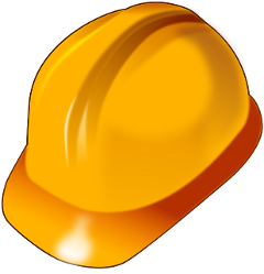 Bauarbeiter-Helm